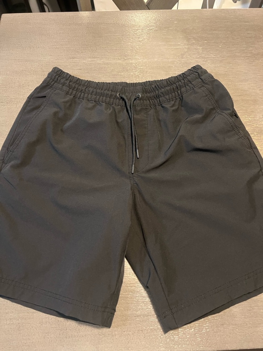 Classic Black Drawstring Shorts